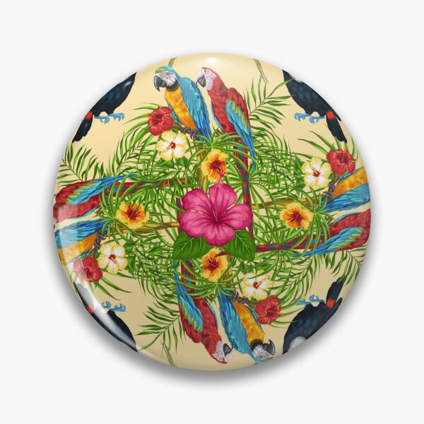 Item preview, Tropical Kaleidoscope Mandala Design designed and sold by Nene Bird Designs.