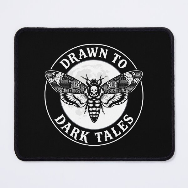 Item preview, Drawn To Dark Tales Moth Emblem designed and sold by SplashTastic.
