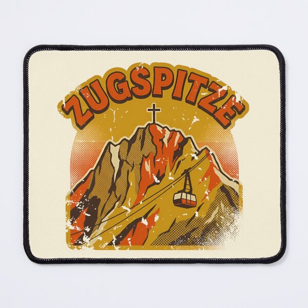 Item preview, Zugspitze Germany Retro Vintage Mountain designed and sold by Imaginationbeyond.