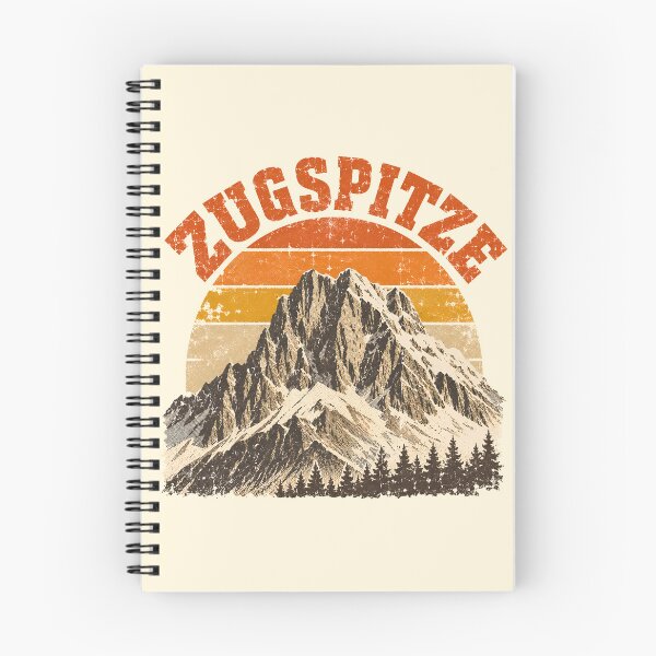 Item preview, Vintage Zugspitze Germany Retro Sunset Mountain designed and sold by Imaginationbeyond.