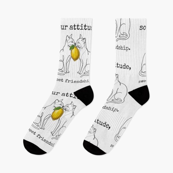 Item preview, Sour Attitude Sweet Friendship Cat Lovers Gift designed and sold by Tel A Pet.