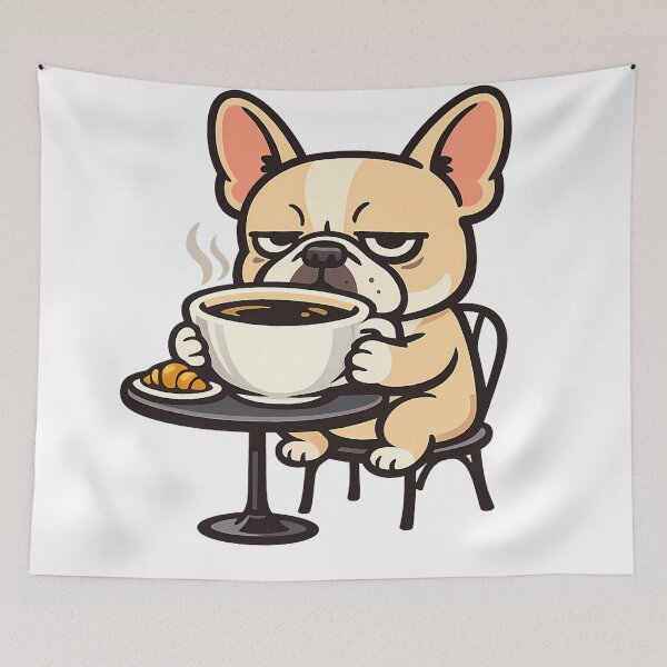 Item preview, French Bulldog Coffee Lover T-Shirt | Funny Frenchie Gift | Don't Talk To Me Before My Coffee Shirt designed and sold by HNS-Designers.
