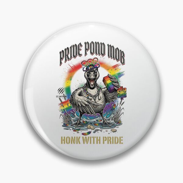 Item preview, Pride Pond Mob Goose Honk With Pride designed and sold by Animalpetslover.