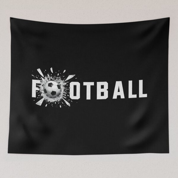 Item preview, FOOTBALL Glass Impact Design | Soccer Ball Breakthrough Graphic designed and sold by thesmilngnature.