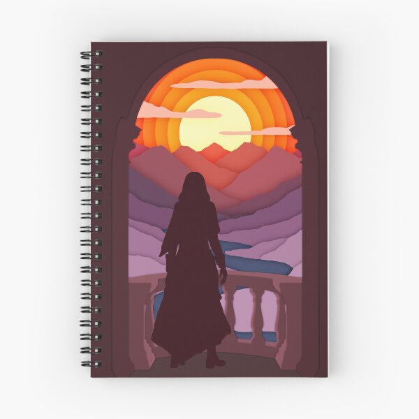Item preview, Balcony Silhouette at Sunset - Paper Art designed and sold by BlackthornDsign.
