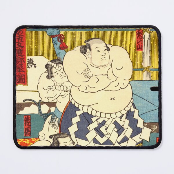 Item preview, Famous Sumo Rikishis of Edo Japan – Ukiyo-e Portrait Print designed and sold by Ukiyoe Spirit.