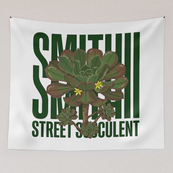 Item preview, Minimalist Aeonium Smithii Botanical Streetwear Vector designed and sold by GreenDivisionJP.