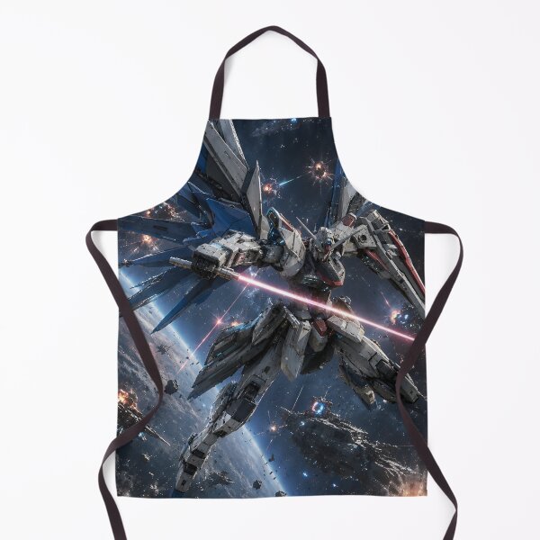 Item preview, Strike Freedom | Cosmic Winged Mecha Warrior – Futuristic Space Battle Robot Anime Art designed and sold by Dyan4.
