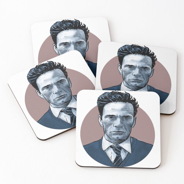 Item preview, Pier Paolo Pasolini cinematic illustrated portrait, second version designed and sold by Adolfo Arranz.