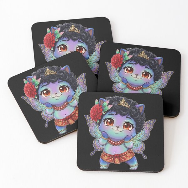 Item preview, Cute Fantasy Fairy Cat Princess Chibi Art designed and sold by ChaEmm_Studio.