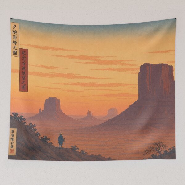 Item preview, Journey Through Monument Valley designed and sold by UkiyoCities.