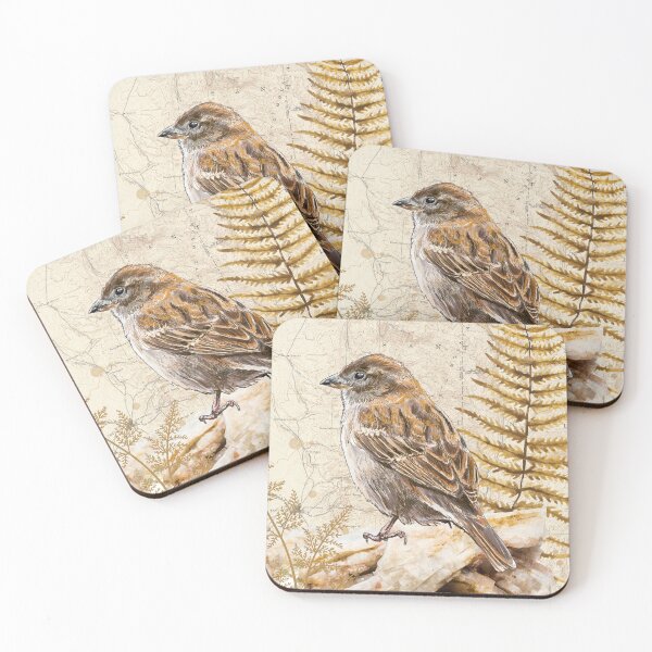 Item preview, Juvenile House Sparrow designed and sold by Earl Grey Days.