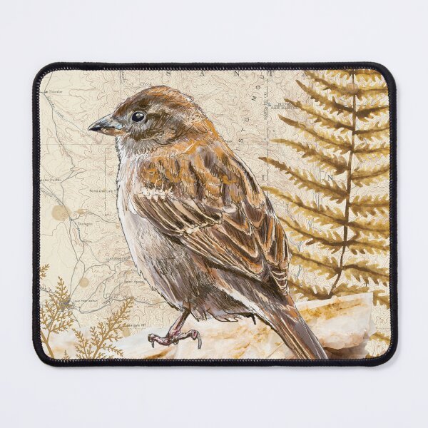 Item preview, Juvenile House Sparrow designed and sold by Earl Grey Days.