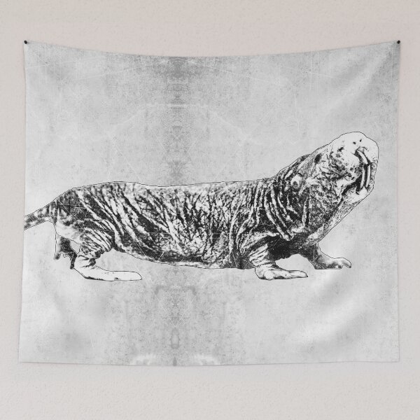 Item preview, Naked Mole Rat Dark Natural History Subcutaneous Anatomy Art designed and sold by Ghoul Enterprises.