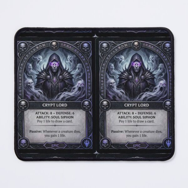 Item preview, Soul Siphon Necromancer Card Art designed and sold by EchoWave11.