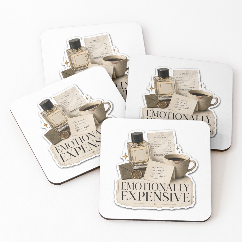 Item preview, Coasters (Set of 4) designed and sold by InkWanderStudio.