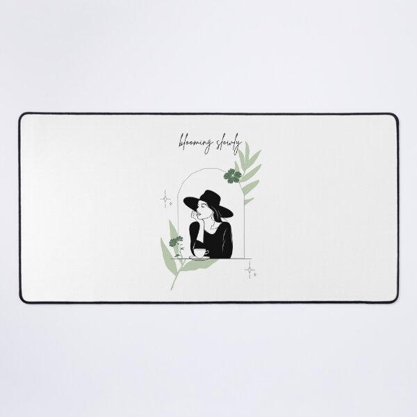 Item preview, Blooming Slowly Minimalist Line Art Aesthetic Design designed and sold by Zensity.
