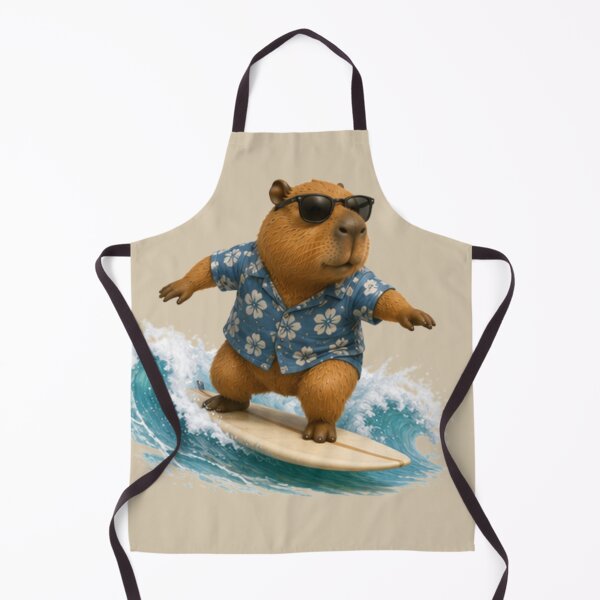Item preview, Capybara Surfing Shirt, Cool Capybara in Sunglasses, Beach Vibes Tee, Summer Vacation Shirt, Funny Animal Surfer Graphic designed and sold by ParfaitPrints.