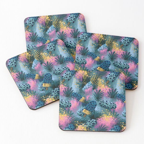 Item preview, Pastel Pink and Blue Organic Doodles designed and sold by Piotrek0001.