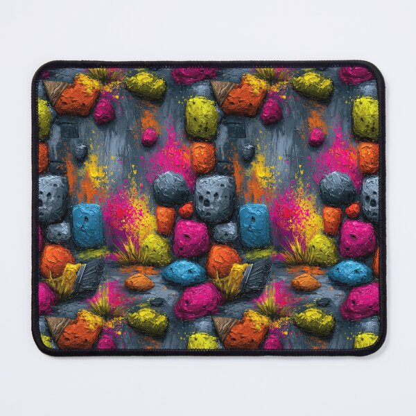 Item preview, Bright Neon Colored Stone Mosaic Texture designed and sold by Piotrek0001.