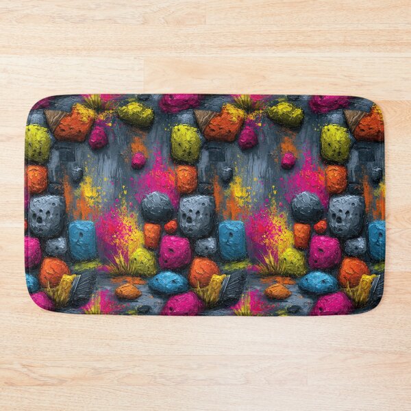 Item preview, Bright Neon Colored Stone Mosaic Texture designed and sold by Piotrek0001.