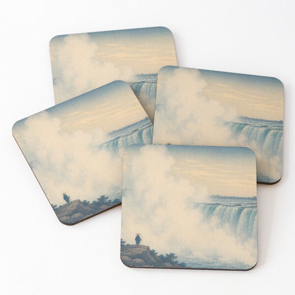 Item preview, Mist Over Niagara Falls designed and sold by UkiyoCities.