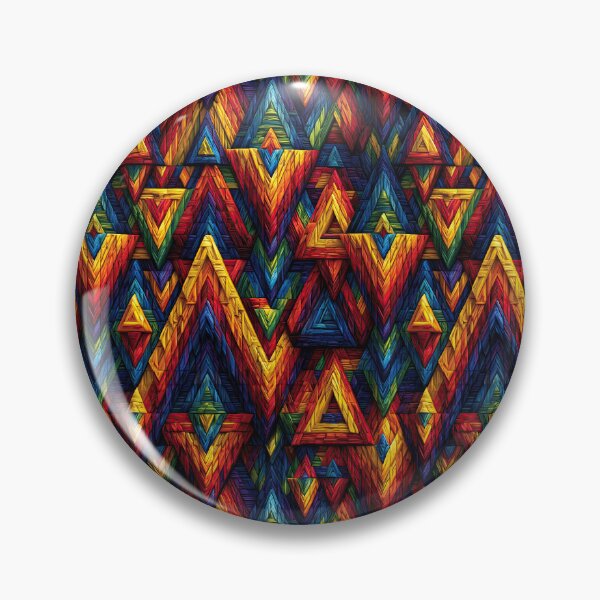 Item preview, Colorful Tribal Geometric Triangle Pattern designed and sold by Piotrek0001.