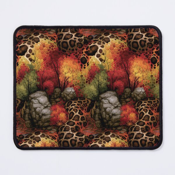 Item preview, Vivid Leopard Print in Autumn Forest Texture designed and sold by Piotrek0001.