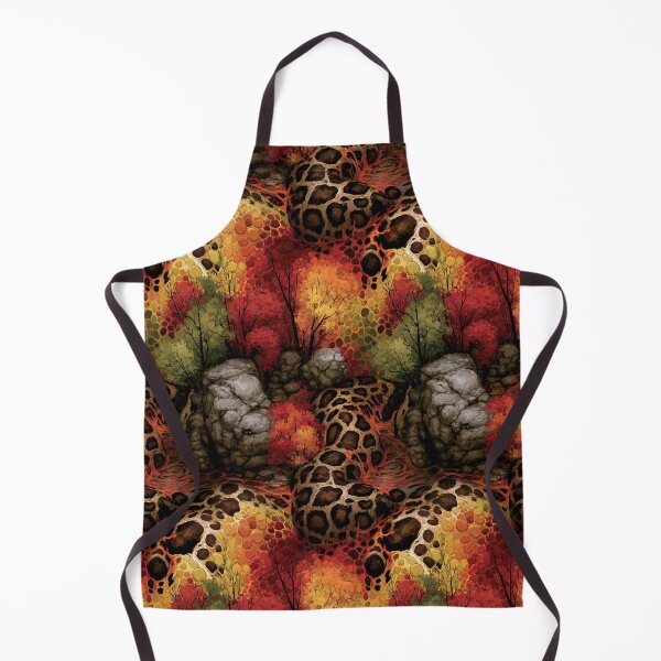 Item preview, Vivid Leopard Print in Autumn Forest Texture designed and sold by Piotrek0001.