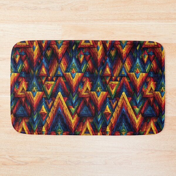 Item preview, Colorful Tribal Geometric Triangle Pattern designed and sold by Piotrek0001.