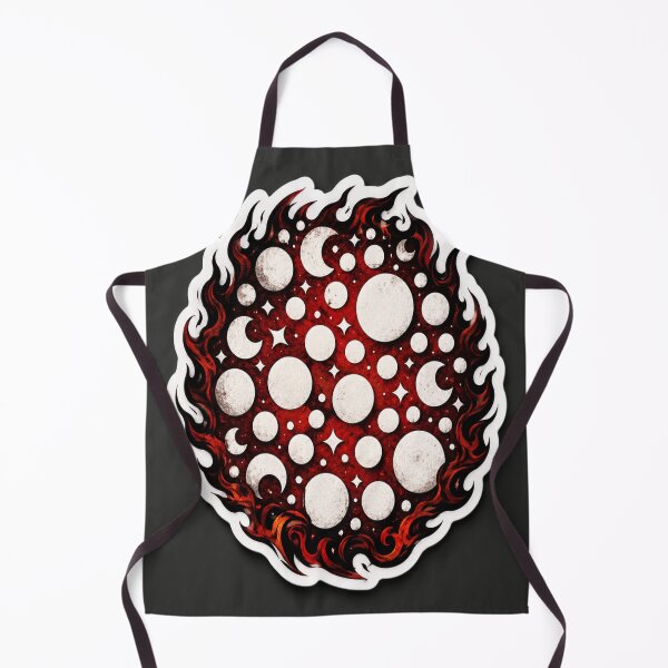 Item preview, Cosmic Flame Pattern Sticker designed and sold by MoizCreations.