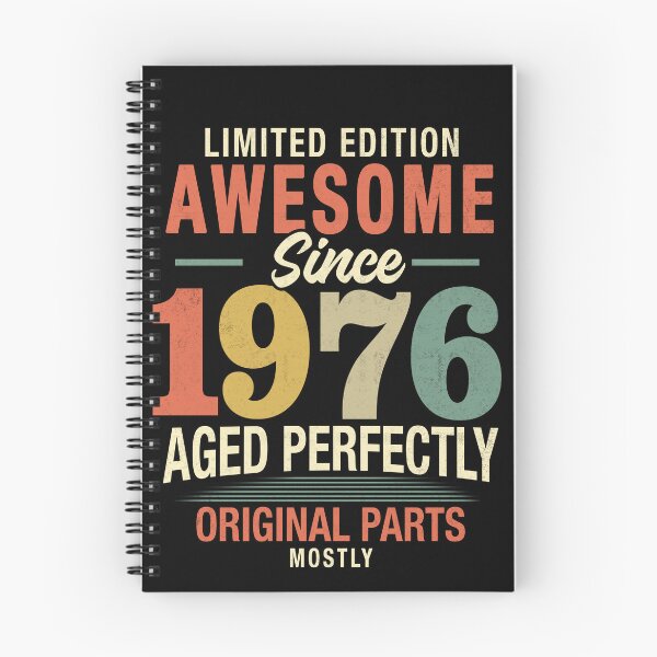 Item preview, Vintage Awesome Since 1976, 50th Birthday Retro Milestone Gift designed and sold by FernaRoje.