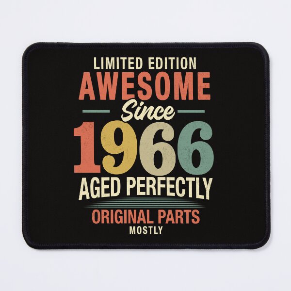 Item preview, Vintage Awesome Since 1966, 60th Birthday Retro Milestone Gift designed and sold by FernaRoje.