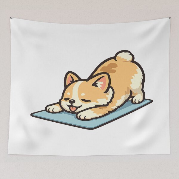 Item preview, Corgi Butt Yoga Pose designed and sold by HNS-Designers.