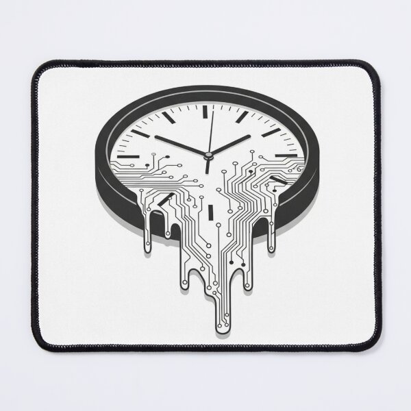 Item preview, Melting Circuit Clock designed and sold by TheDenimArt.