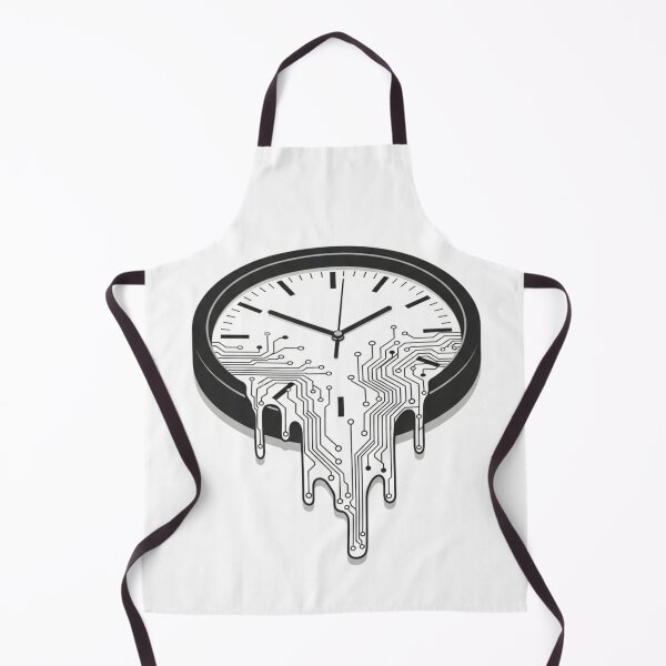 Item preview, Melting Circuit Clock designed and sold by TheDenimArt.