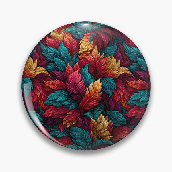 Item preview, Teal Red and Yellow Colorful Feathers designed and sold by Piotrek0001.