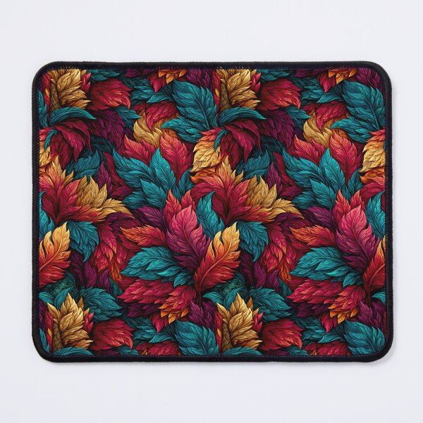 Item preview, Teal Red and Yellow Colorful Feathers designed and sold by Piotrek0001.