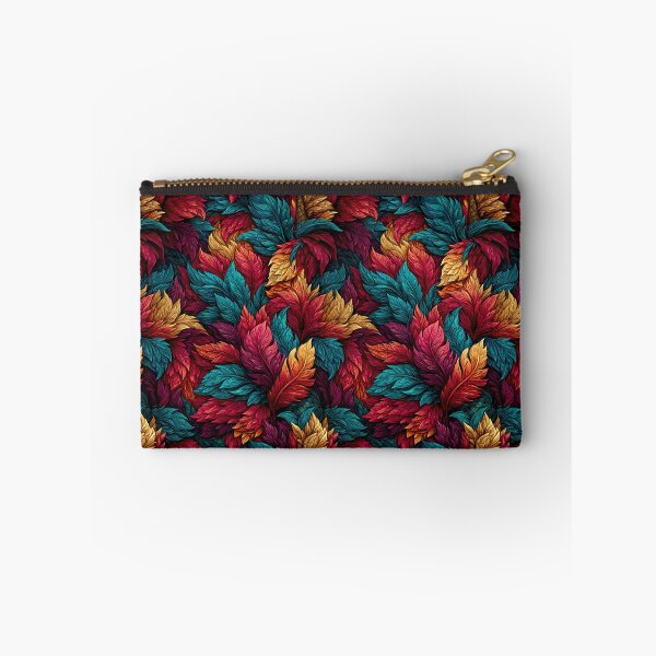 Item preview, Teal Red and Yellow Colorful Feathers designed and sold by Piotrek0001.