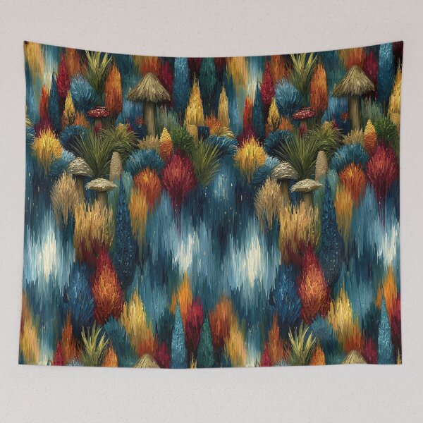 Item preview, Abstract Blue and Red Painted Vertical Smears designed and sold by Piotrek0001.