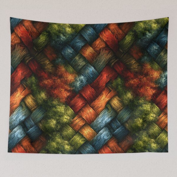 Item preview, Thick Woven Colorful Textile Basket Pattern designed and sold by Piotrek0001.