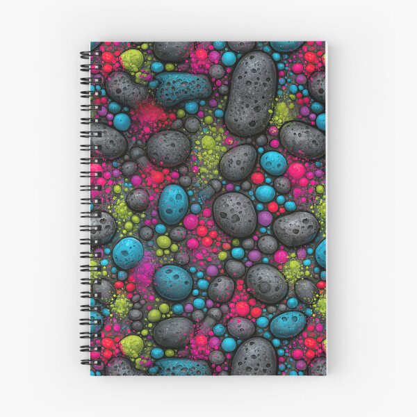 Item preview, Bright Neon Colorful River Pebbles Mosaic designed and sold by Piotrek0001.