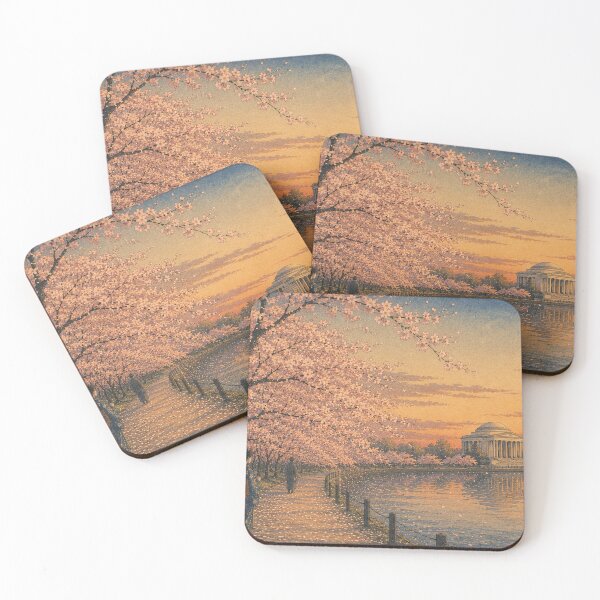 Item preview, Cherry Blossoms at the Tidal Basin designed and sold by UkiyoCities.