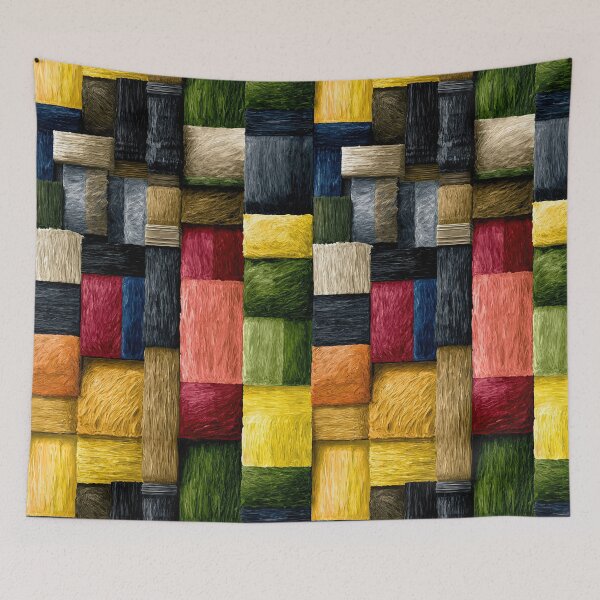 Item preview, Colorful Woven Yarn Blocks and Squares designed and sold by Piotrek0001.