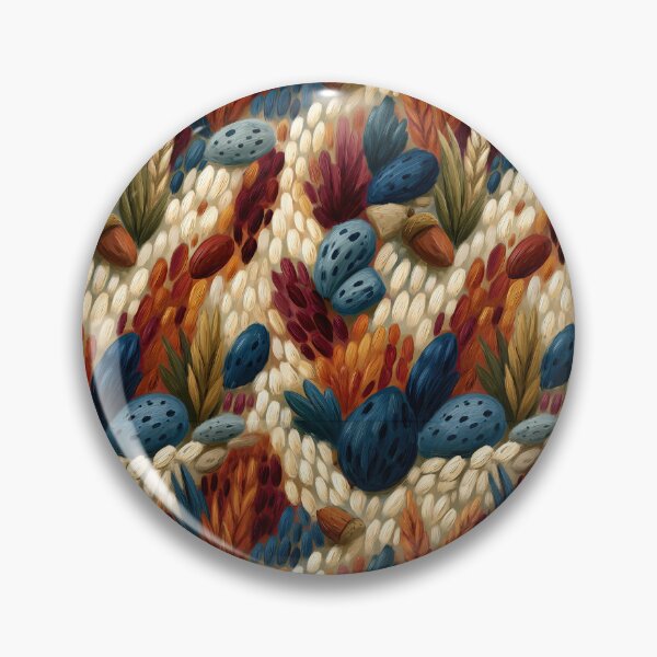 Item preview, Surreal Autumn Leaves and Pods Botany Pattern designed and sold by Piotrek0001.