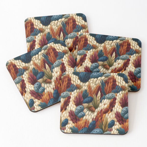 Item preview, Surreal Autumn Leaves and Pods Botany Pattern designed and sold by Piotrek0001.