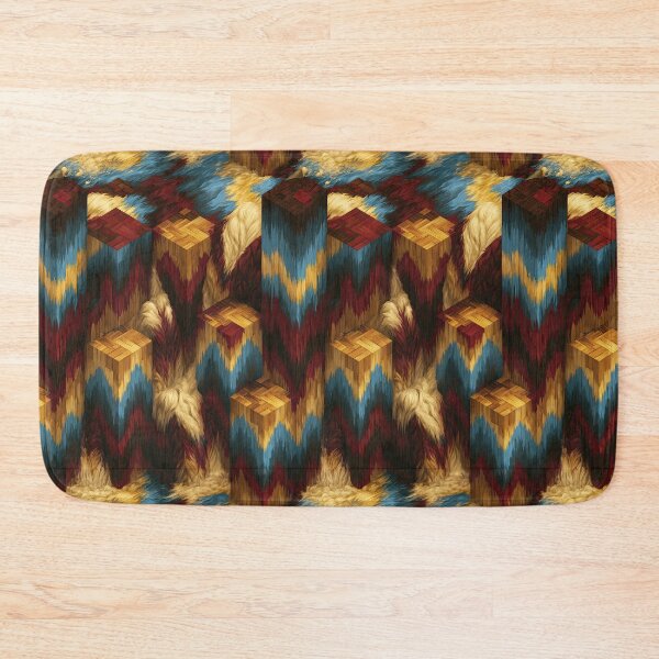 Item preview, Abstract Geometric Wood Grain Chevron Pattern designed and sold by Piotrek0001.