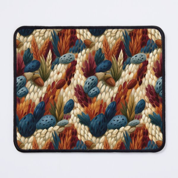 Item preview, Surreal Autumn Leaves and Pods Botany Pattern designed and sold by Piotrek0001.