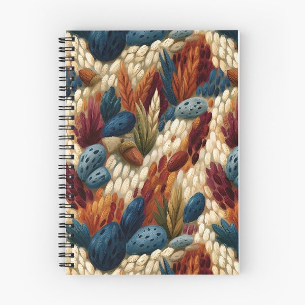 Item preview, Surreal Autumn Leaves and Pods Botany Pattern designed and sold by Piotrek0001.