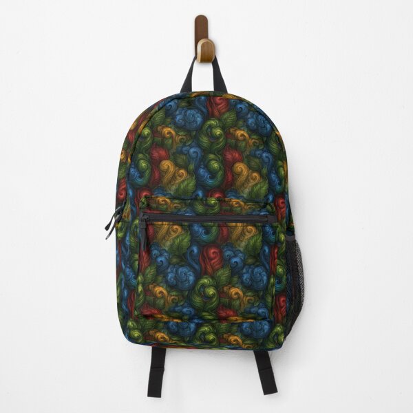 Item preview, Dark Swirling Green and Red Organic Shapes designed and sold by Piotrek0001.
